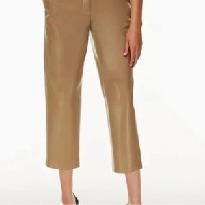 Cropped Aritzia Babaton leather pants - never worn
